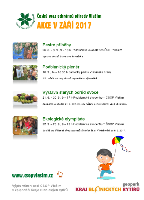 Zářijové akce ČSOP